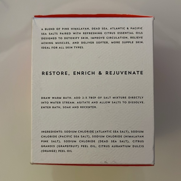 Indie Lee Grapefruit Citrus Bath Soak | Full Size | New In Box - Picture 4 of 8